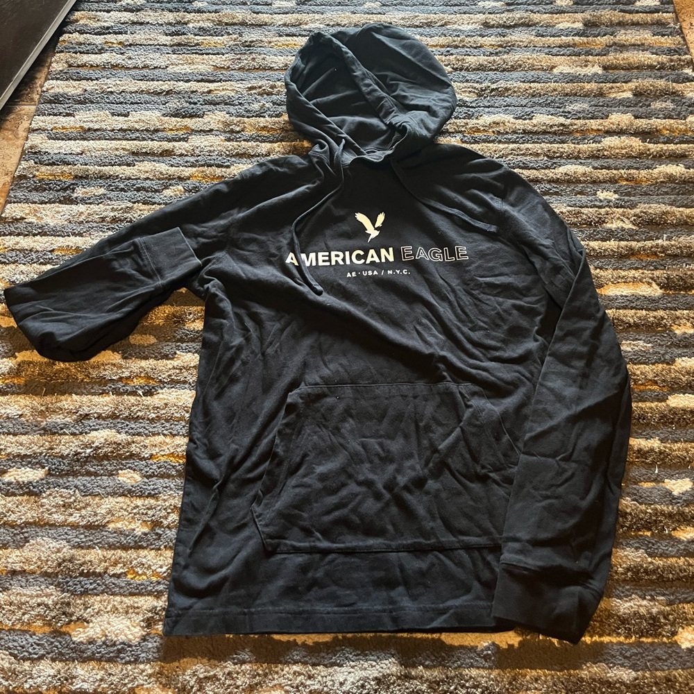 American Eagle hooded shirt